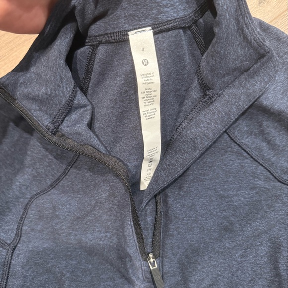 lululemon athletica Navy Long Sleeve Top - Picture 4 of 7